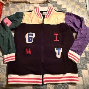 Women’s size small Teddy Fresh “I feel like sh!t” Varsity Jacket